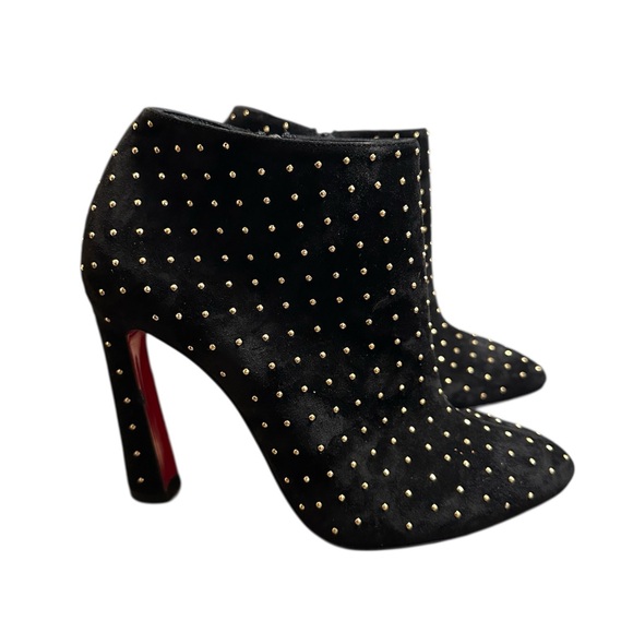 Christian Louboutin RARE Eleonor Plume Crystal accent boots RETAIL 1,295 - Picture 7 of 11